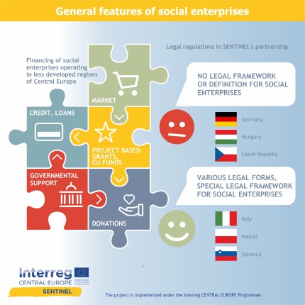 General features of social enterprises 