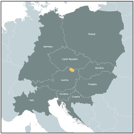 CE Map Eastern Waldviertel & Western Weinviertel 