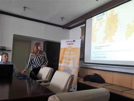 Ms. Iva Ribarić presenting newly established Rijeka 4UI network 