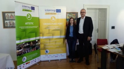 Cooperation between CROWD-FUND-PORT and ARTISTIC projects 