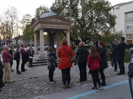 Urban walk and infoday in Karlovac 