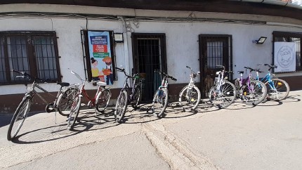 The first community bicycle storage in Hungary is now up and running 