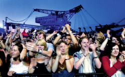 Young people at the concert 