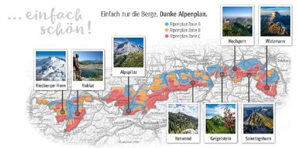 Map of the Alps 