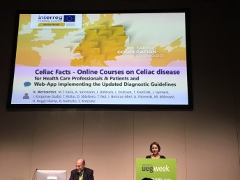 Focus IN CD presented at the UEG conference in Barcelona 
