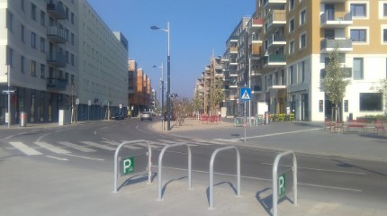 Residential area of Aspern 