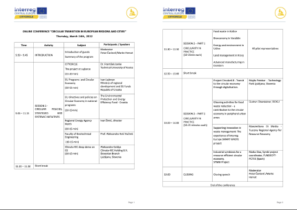 citycircle final program 