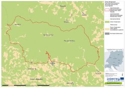 Krkonoše National Park and surroundings: GI, not GI and GI under specific circumstances (CORINE) 