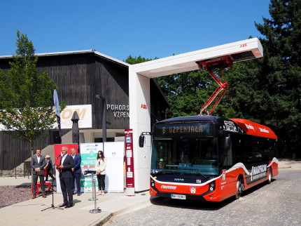 Photo: Fast charging station in Maribor (Municipality of Maribor) 