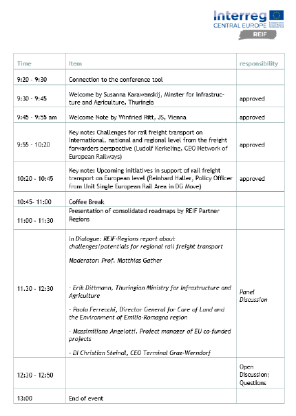 Transnational Policy Conference Agenda 