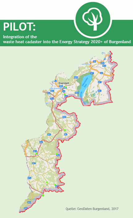 Implementation of waste heat cadastre into energy strategy 2020+ of Burgenland 