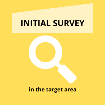 Initial survey in the target area FVG 