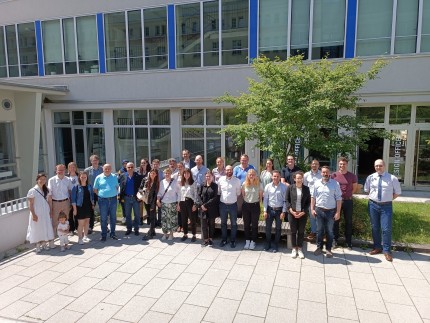 Photo: EfficienCE partners at the Final Conference in Leipzig (City of Leipzig) 