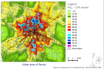 Parma Emission Map  