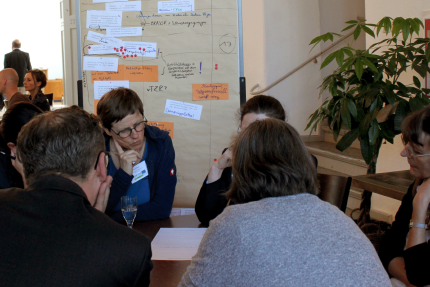 Group discussion during the ECST sustainable destinations evaluation workshop 